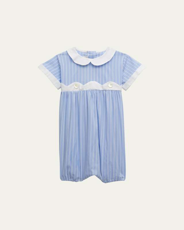 Boy's Nautical Stripe Playsuit, Size 6M-24